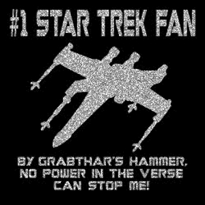 Number One Trek Fan T-Shirt - Click Image to Close